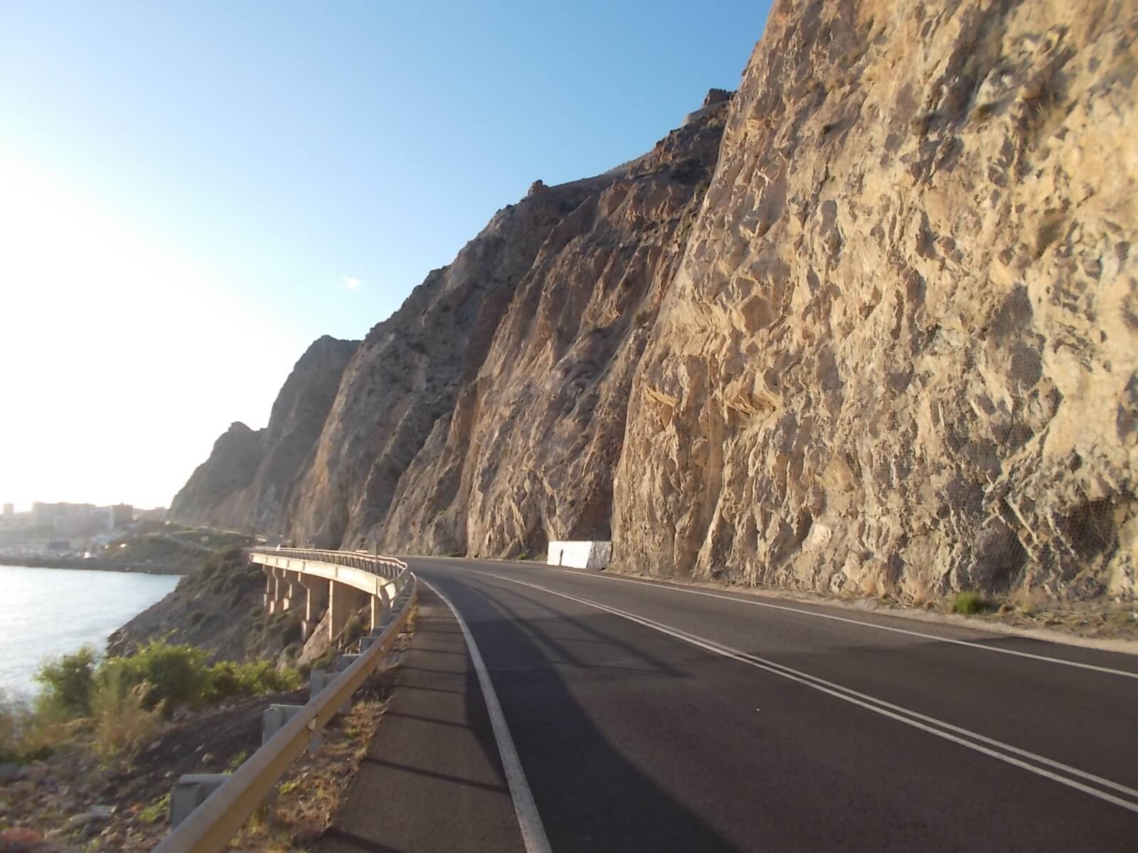 coast road Almeria Aguadulce